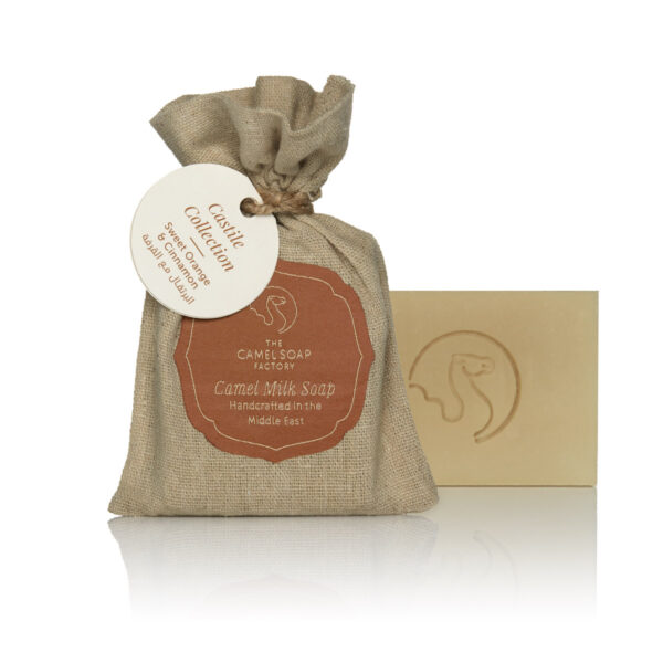 The Camel Soap Factory – Natural Camel Milk Skincare – Castile Collection – Sweet Orange and Cinnamon